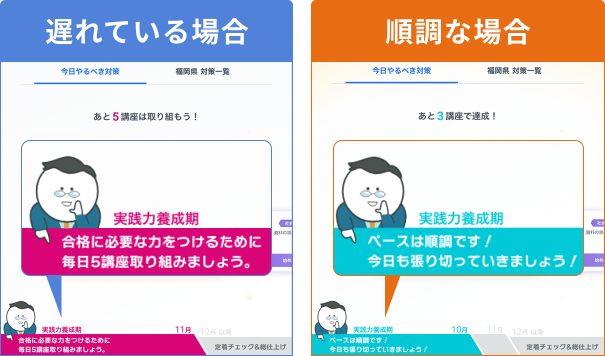 ペース配分もお任せ！