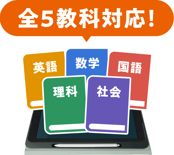 全5教科対応!