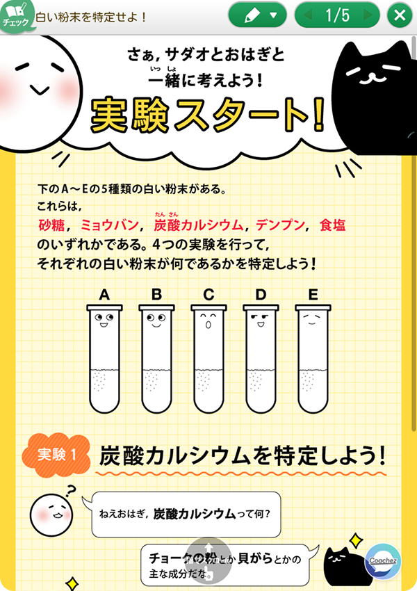 お子さまの知的好奇心を刺激しながら学びます