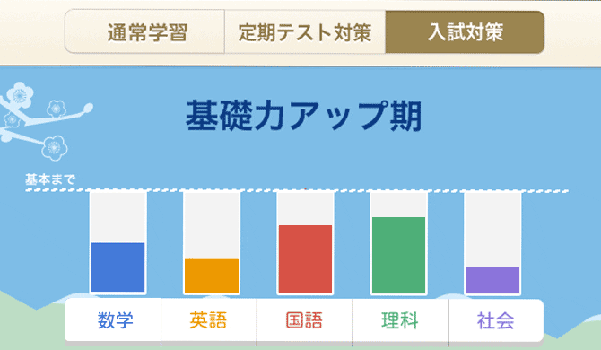 “自分専用”の入試対策で志望校合格への実力を伸ばす