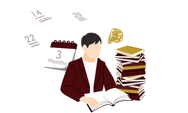 英語を勉強しているのになかなか上達しない男性