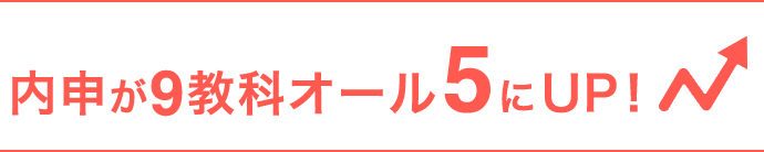 内申が9教科オール５にUP!