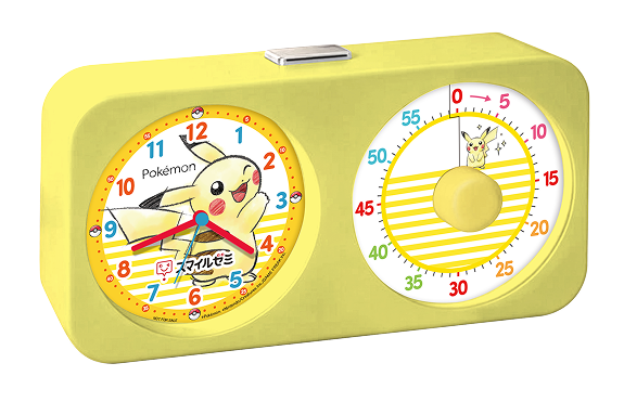 スマイルゼミオリジナル ポケモンタイマー付き置き時計