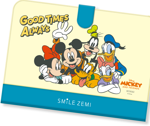 タブレットカバー ミッキーアンドフレンズデザイン