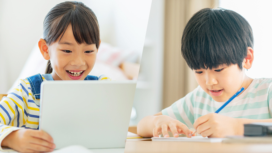 タブレット学習と紙学習の違いとは？メリット・デメリットを紹介