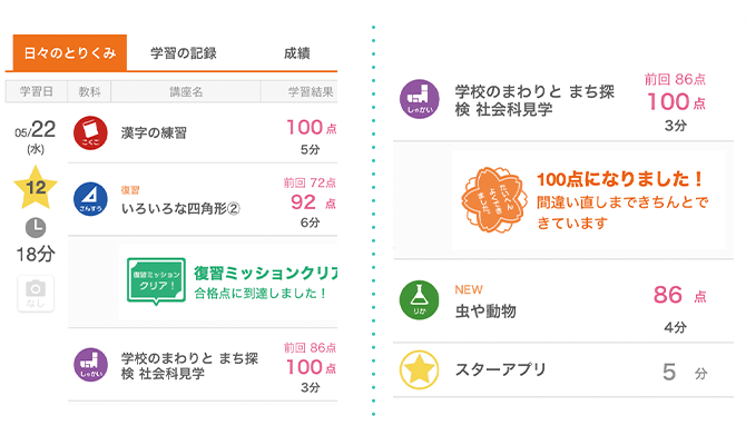 専用アプリの実際の写真