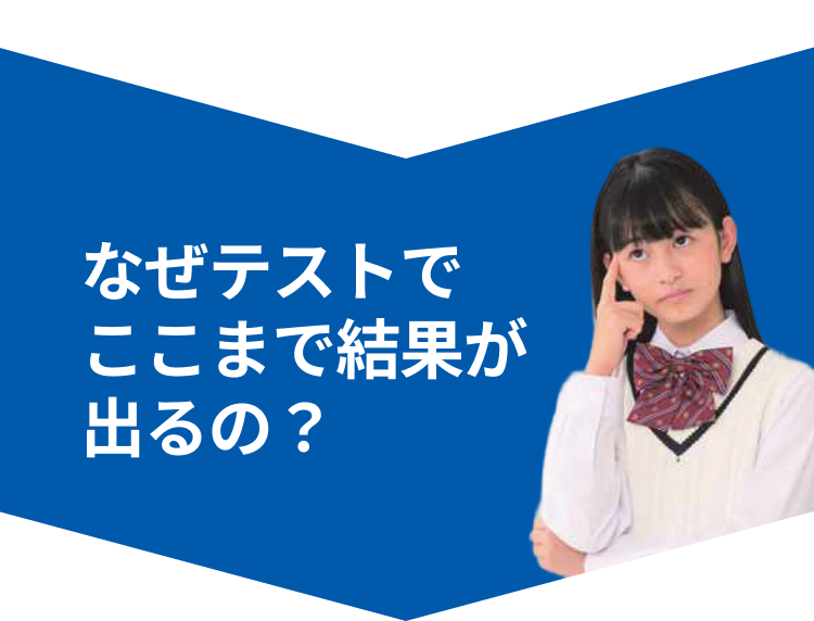 なぜテストでここまで結果が出るの?